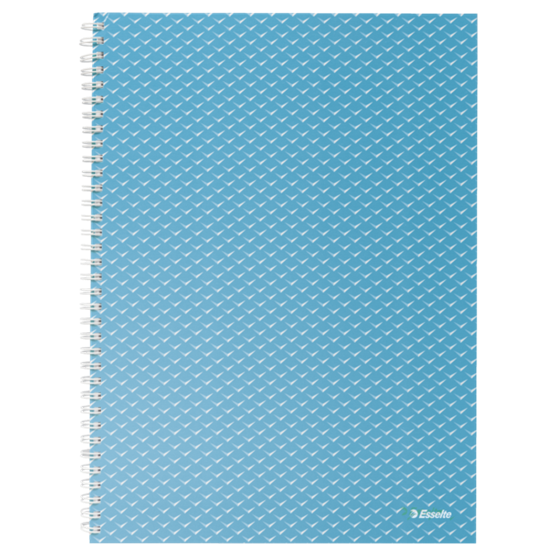 Cuaderno A4 cuadriculado, encuadernado wiro Esselte Colour'Breeze Azul 80 H. 80 g.