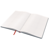Cuaderno Leitz Cosy Touch cuadriculado con tapa dura A5 80 H. Papel de 100 grs, certificado FSC®.