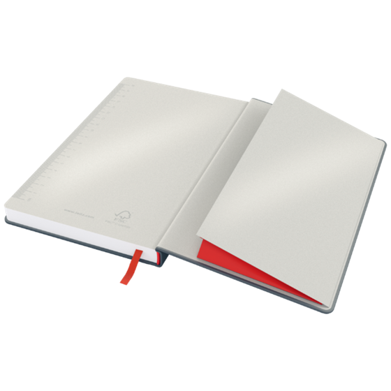 Cuaderno Leitz Cosy Touch cuadriculado con tapa dura A5 80 H. Papel de 100 grs, certificado FSC®.