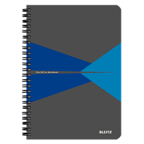 Cuaderno Leitz Office A5 cuadriculado, encuadernación Wiro con tapas de PP Surtidos 90 H. 90 g.