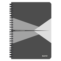 Cuaderno Leitz Office A5 cuadriculado, encuadernación Wiro con tapas de PP Surtidos 90 H. 90 g.