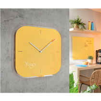 Reloj de pared de cristal silencioso Leitz Cosy 30 x 4 x 30 cm.