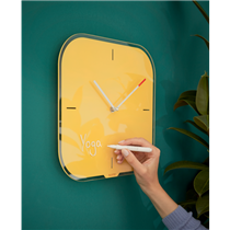 Reloj de pared de cristal silencioso Leitz Cosy 30 x 4 x 30 cm.