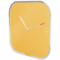 Reloj de pared de cristal silencioso Leitz Cosy 30 x 4 x 30 cm.