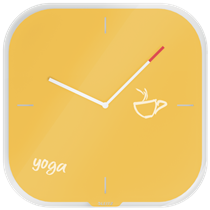 Reloj de pared de cristal silencioso Leitz Cosy 30 x 4 x 30 cm.