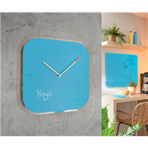 Reloj de pared de cristal silencioso Leitz Cosy 30 x 4 x 30 cm.
