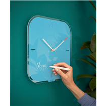 Reloj de pared de cristal silencioso Leitz Cosy 30 x 4 x 30 cm.