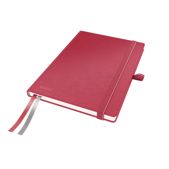 Cuaderno Leitz Complete A5 cuadriculado con tapas rígidas Rojo 80 H. 100 g.