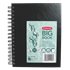 Bloc de espiral Big Book de Derwent A5 Negro 86 h. 110 g. Tapa PP