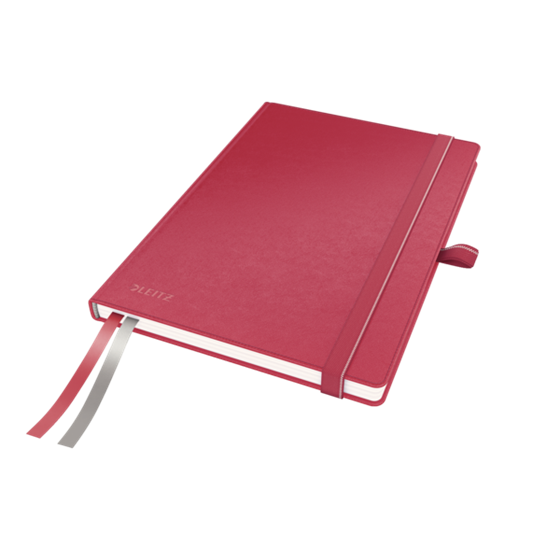 Cuaderno Leitz Complete A5 con rayas con tapas rígidas Rojo 80 H. 100 g.