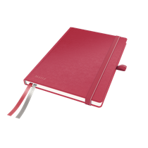 Cuaderno Leitz Complete A5 con rayas con tapas rígidas Rojo 80 H. 100 g.