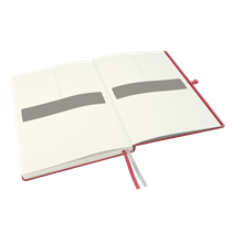 Cuaderno Leitz Complete A4 con rayas con tapas rígidas Rojo 80 H. 100 g.