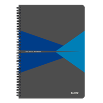 Cuaderno Leitz Office A4 cuadriculado, encuadernación Wiro con tapas de PP Surtidos 90 H. 90 g.
