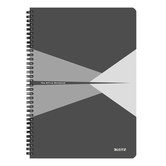 Cuaderno Leitz Office A4 cuadriculado, encuadernación Wiro con tapas de PP Surtidos 90 H. 90 g.
