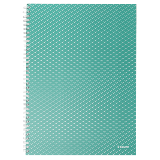 Cuaderno A4 cuadriculado, encuadernado wiro Esselte Colour'Breeze Verde 80 H. 80 g.