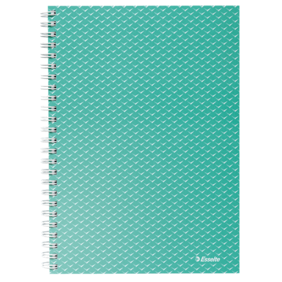 Cuaderno A5 cuadriculado, encuadernado wiro Esselte Colour'Breeze Verde 80 H. .