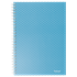 Cuaderno A5 cuadriculado, encuadernado wiro Esselte Colour'Breeze Azul 80 H. .