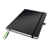 Cuaderno Leitz Complete A4 con rayas con tapas rígidas Negro 80 H. 100 g.