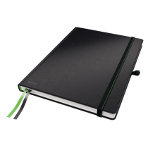 Cuaderno Leitz Complete A4 con rayas con tapas rígidas Negro 80 H. 100 g.