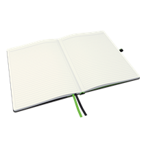 Cuaderno Leitz Complete A4 con rayas con tapas rígidas Negro 80 H. 100 g.