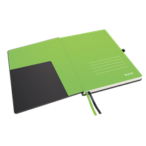 Cuaderno Leitz Complete A4 con rayas con tapas rígidas Negro 80 H. 100 g.