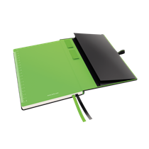 Cuaderno Leitz Complete A5 cuadriculado con tapas rígidas Negro 80 H. 100 g.