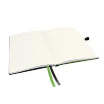 Cuaderno Leitz Complete A5 con rayas con tapas rígidas Negro 80 H. 100 g.