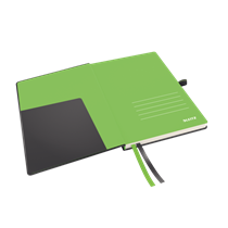 Cuaderno Leitz Complete A5 con rayas con tapas rígidas Negro 80 H. 100 g.