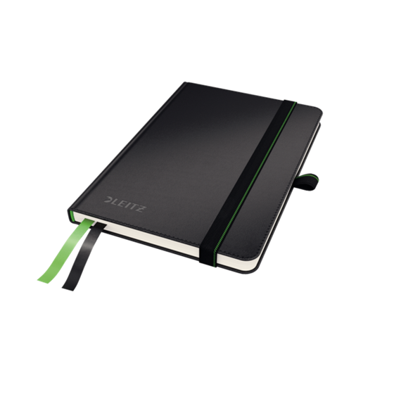 Cuaderno Leitz Complete A6 cuadriculado con tapas rígidas Negro 80 H. 100 g.