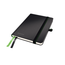 Cuaderno Leitz Complete A6 cuadriculado con tapas rígidas Negro 80 H. 100 g.