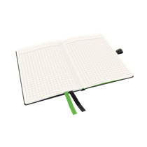 Cuaderno Leitz Complete A6 cuadriculado con tapas rígidas Negro 80 H. 100 g.