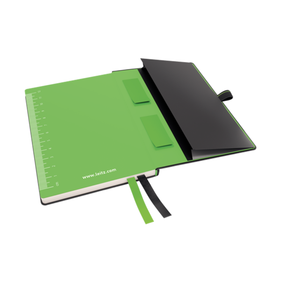 Cuaderno Leitz Complete A6 cuadriculado con tapas rígidas Negro 80 H. 100 g.