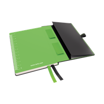 Cuaderno Leitz Complete A6 cuadriculado con tapas rígidas Negro 80 H. 100 g.