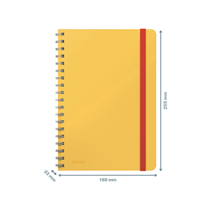 Cuaderno Leitz Cosy Touch con rayas, con encuadernación wiro B5 80 H. Papel de 100 grs, certificado FSC®.