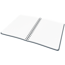 Cuaderno Leitz Cosy Touch con rayas, con encuadernación wiro B5 80 H. Papel de 100 grs, certificado FSC®.