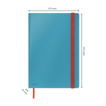 Cuaderno Leitz Cosy Touch con rayas con tapa dura B5 80 H. Papel de 100 grs, certificado FSC®.