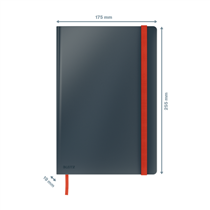 Cuaderno Leitz Cosy Touch con rayas con tapa dura B5 80 H. Papel de 100 grs, certificado FSC®.