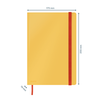 Cuaderno Leitz Cosy Touch cuadriculado con tapa dura B5 80 H. Papel de 100 grs, certificado FSC®.
