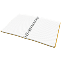 Cuaderno Leitz Cosy Touch cuadriculado, con encuadernación wiro B5 80 H. Papel de 100 grs, certificado FSC®.