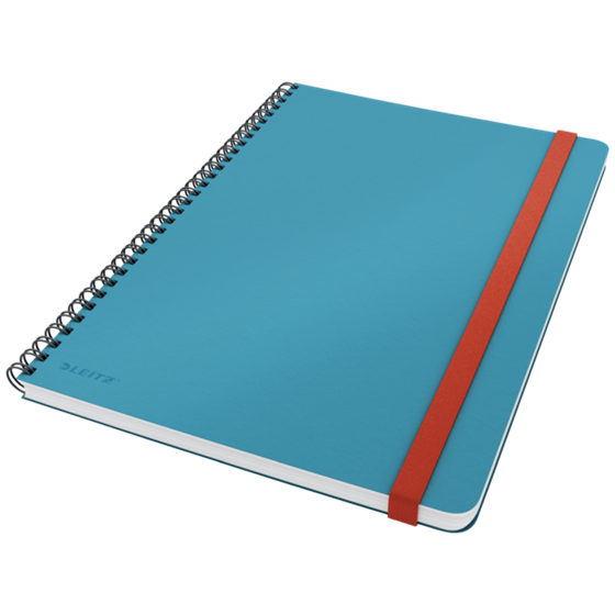 Cuaderno Leitz Cosy Touch cuadriculado, con encuadernación wiro B5 80 H. Papel de 100 grs, certificado FSC®.