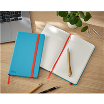 Cuaderno Leitz Cosy Touch cuadriculado con tapa dura A5 80 H. Papel de 100 grs, certificado FSC®.