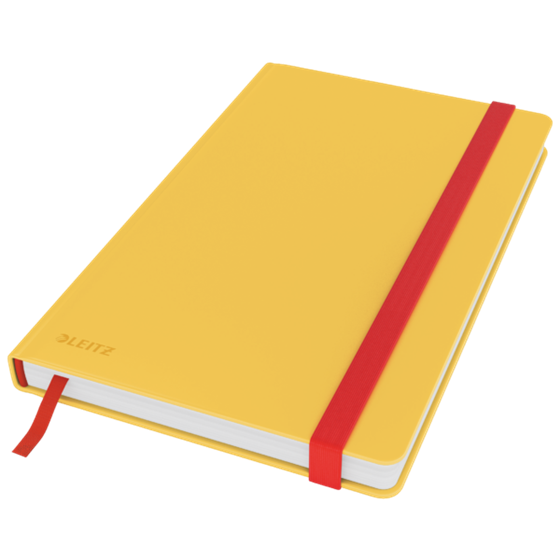 Cuaderno Leitz Cosy Touch con rayas con tapa dura A5 80 H. Papel de 100 grs, certificado FSC®.