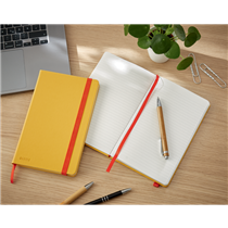 Cuaderno Leitz Cosy Touch con rayas con tapa dura A5 80 H. Papel de 100 grs, certificado FSC®.