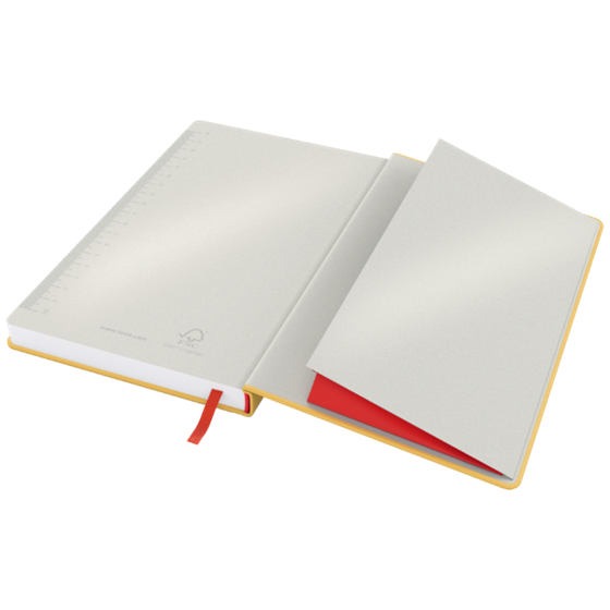 Cuaderno Leitz Cosy Touch con rayas con tapa dura A5 80 H. Papel de 100 grs, certificado FSC®.
