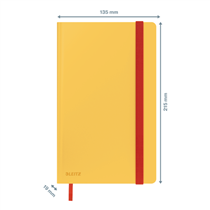 Cuaderno Leitz Cosy Touch con rayas con tapa dura A5 80 H. Papel de 100 grs, certificado FSC®.
