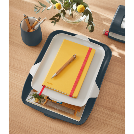 Cuaderno Leitz Cosy Touch con rayas con tapa dura A5 80 H. Papel de 100 grs, certificado FSC®.