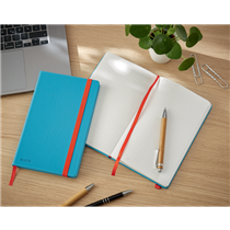 Cuaderno Leitz Cosy Touch con rayas con tapa dura A5 80 H. Papel de 100 grs, certificado FSC®.