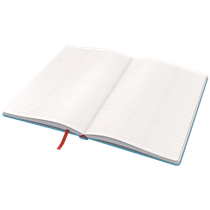 Cuaderno Leitz Cosy Touch con rayas con tapa dura A5 80 H. Papel de 100 grs, certificado FSC®.