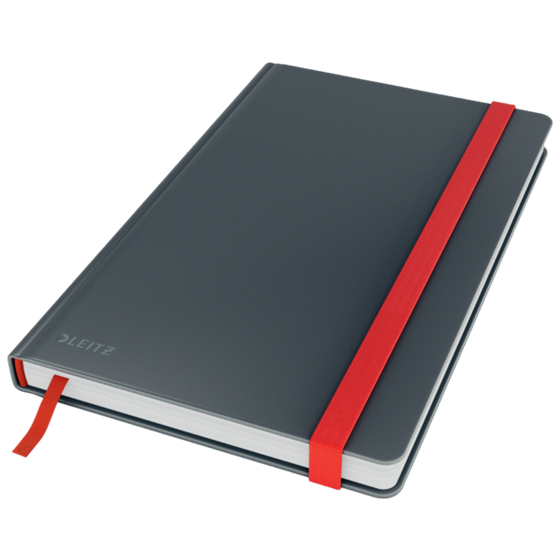 Cuaderno Leitz Cosy Touch con rayas con tapa dura A5 80 H. Papel de 100 grs, certificado FSC®.