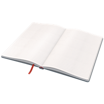 Cuaderno Leitz Cosy Touch con rayas con tapa dura A5 80 H. Papel de 100 grs, certificado FSC®.